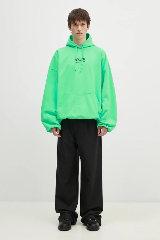 VETEMENTS felpa Oval Logo Cropped Boxy UA66HD600E