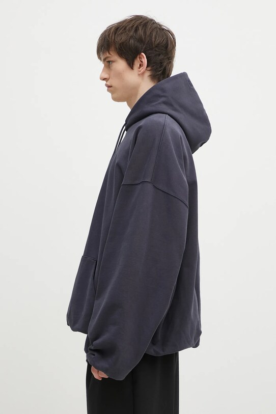 Кофта VETEMENTS Oval Logo Cropped Boxy UA66HD600N тёмно-синий SS25
