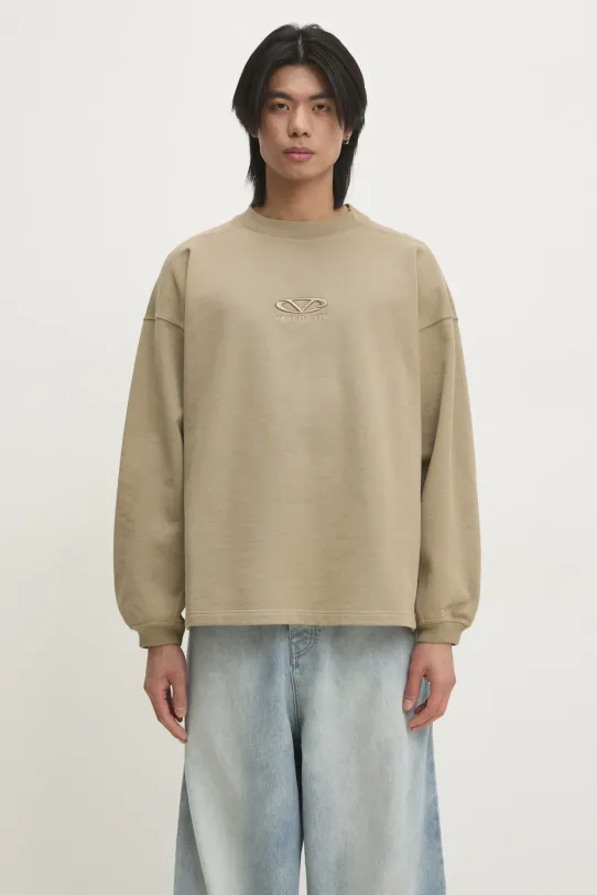 VETEMENTS sweatshirt Oval Logo Cropped Boxy other beige UA66CW600T