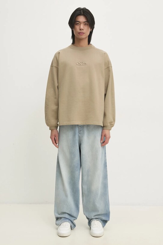 VETEMENTS felpa Oval Logo Cropped Boxy UA66CW600T