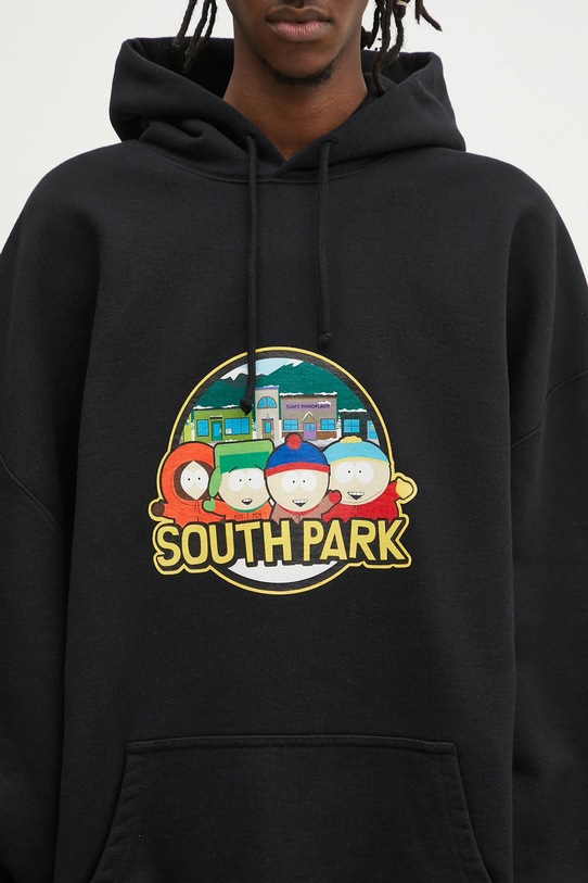 VETEMENTS bluza Southpark Oversized czarny UA66HD670B