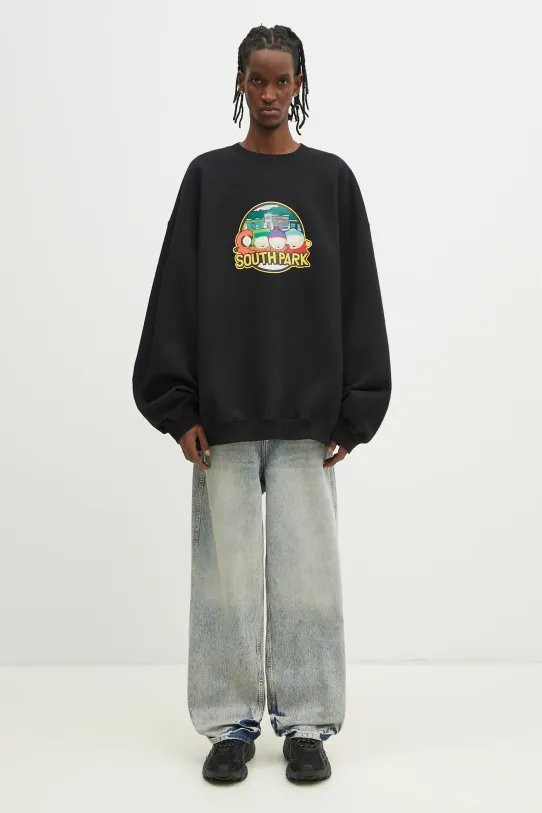 VETEMENTS bluza Southpark Oversized UA66CW610B czarny