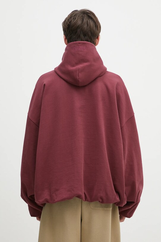 Oblečení Mikina VETEMENTS Oval Logo Cropped Boxy UA66HD600R burgundské