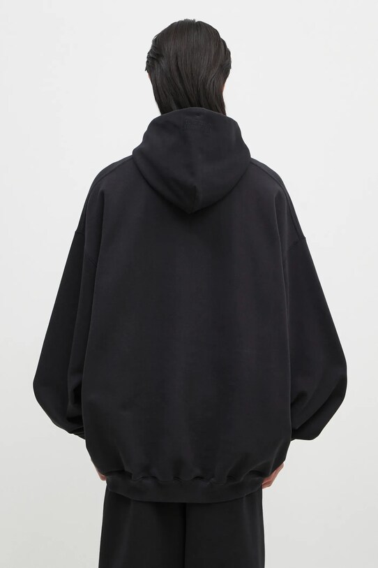 Ρούχα Μπλούζα VETEMENTS Embroidered Logo Oversized UA66HD780B μαύρο