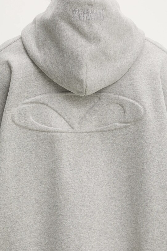 Суичър VETEMENTS 3D Oval Logo Oversized сив UA66HD790G