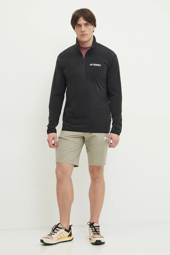 Sportovní mikina adidas TERREX Essentials JP0783 černá SS25