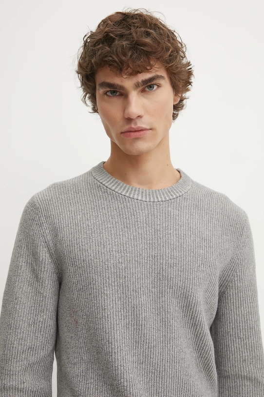 Svetr z vlněné směsi Marc O'Polo směs šedá 431516060368