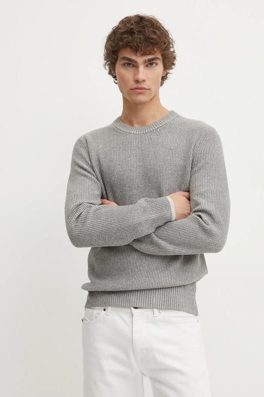 Svetr z vlněné směsi Marc O'Polo šedá 431516060368