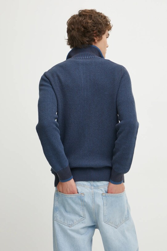 Odzież Marc O'Polo sweter z domieszką wełny 431516060370 granatowy