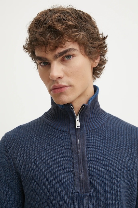 Marc O'Polo pulover din amestec de lana 431516060370 bleumarin