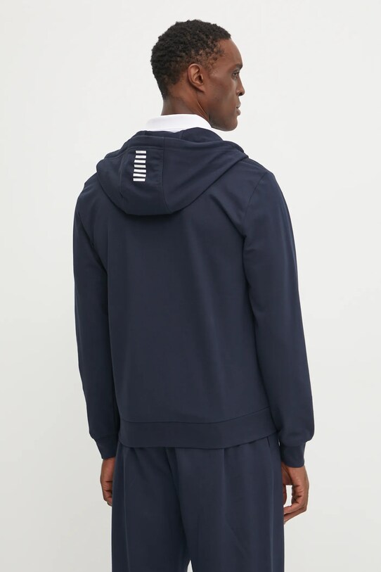 Îmbrăcăminte EA7 Emporio Armani hanorac de bumbac PJVRZ.8NPM33 bleumarin