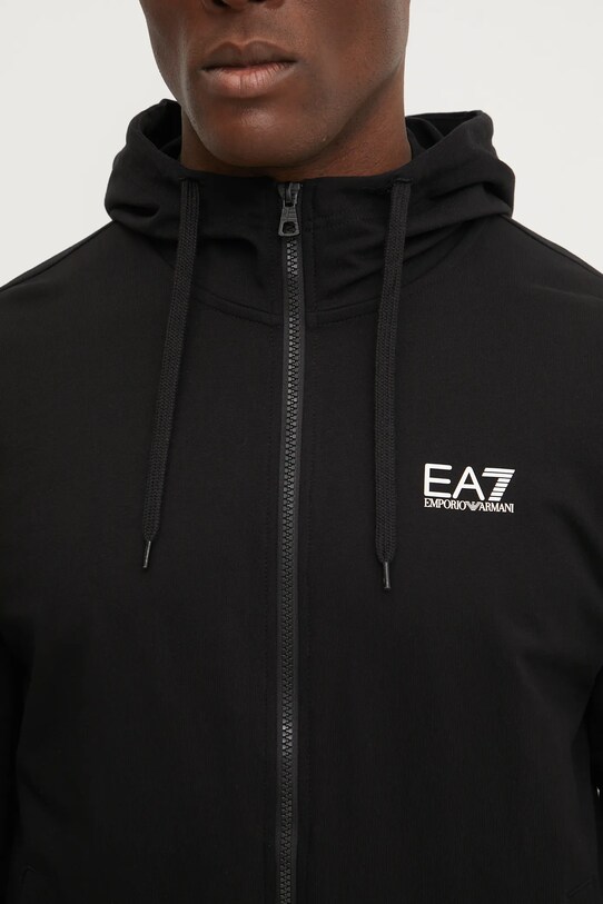 Бавовняна кофта EA7 Emporio Armani PJVRZ.8NPM33 чорний