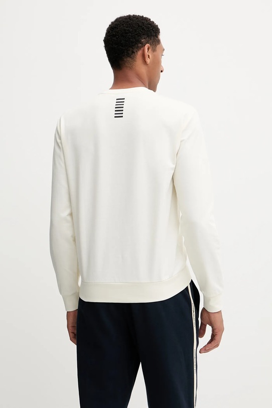 Oblečenie Bavlnená mikina EA7 Emporio Armani PJVRZ.8NPM30 krémová