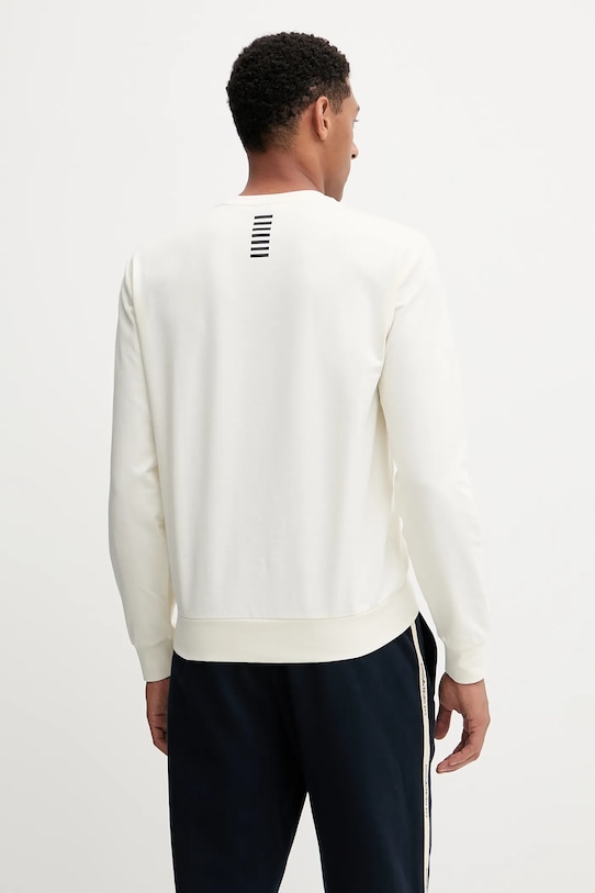 Odjeća Pamučna dukserica EA7 Emporio Armani PJVRZ.8NPM30 bež