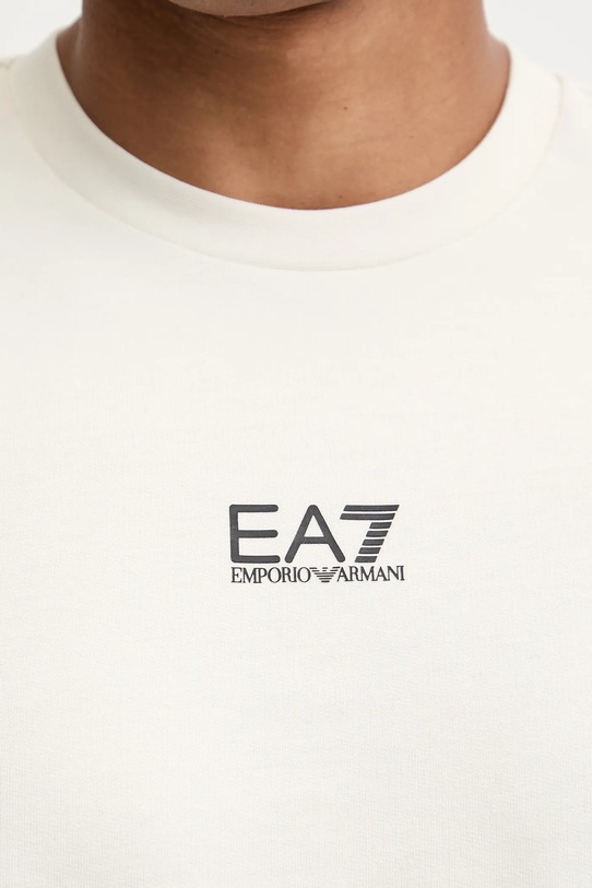 EA7 Emporio Armani bluza bawełniana PJVRZ.8NPM30 beżowy