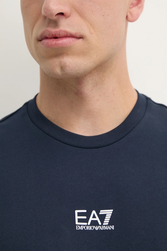 EA7 Emporio Armani hanorac de bumbac PJVRZ.8NPM30 bleumarin