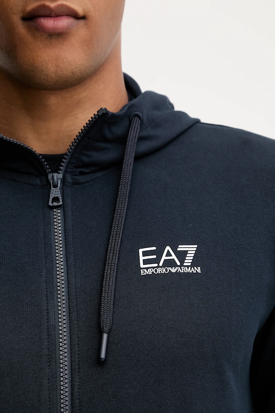 Bavlněná mikina EA7 Emporio Armani AF13512.7M000568 námořnická modř