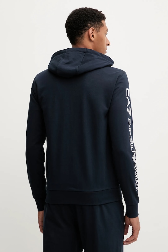 Îmbrăcăminte EA7 Emporio Armani hanorac de bumbac AF13512.7M000568 albastru