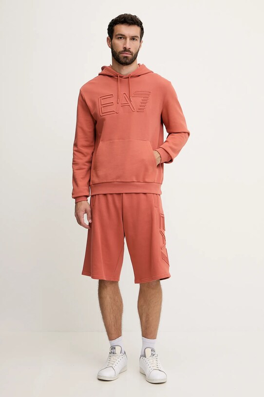 EA7 Emporio Armani bluza AF10432.7M000152 pomarańczowy SS25