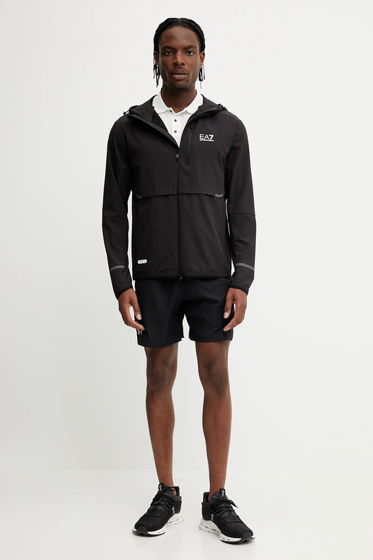 Športová bunda EA7 Emporio Armani AF13392.7M000071 čierna SS25