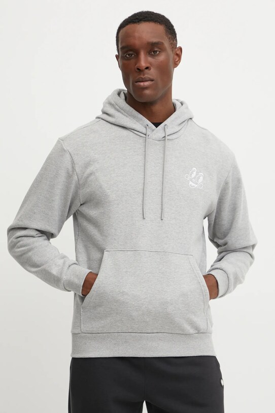Ruházat adidas Originals pamut melegítőfelső MBN HOODIE JP0979 szürke