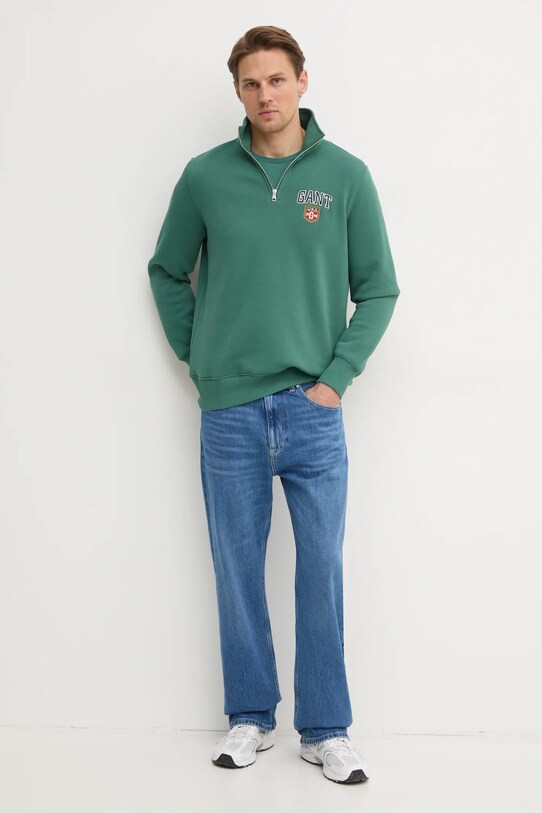 Кофта Gant 2044006 зелений SS25