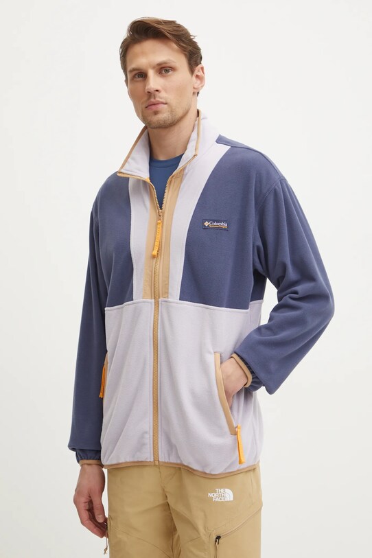 Columbia bluza sportowa Backbowl II wzorzyste fioletowy 2126241