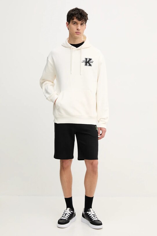 Хлопковая кофта Karl Lagerfeld 552906.705127 бежевый SS25