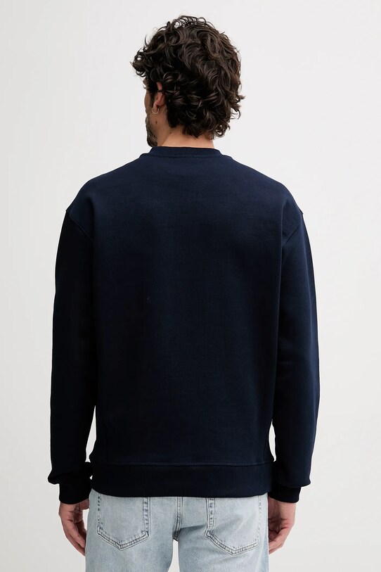 Îmbrăcăminte United Colors of Benetton hanorac de bumbac 3NWZU109W bleumarin