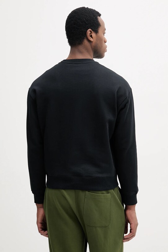 Oblečenie Bavlnená mikina United Colors of Benetton 3FWYU109S čierna