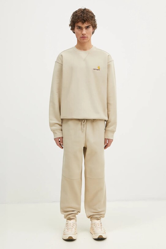 Кофта Carhartt WIP American Script Sweat I025475.2LPXX бежевий