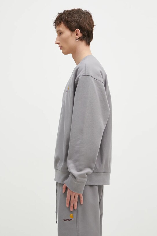 Carhartt WIP bluza American Script Sweat I025475.2LRXX szary SS25