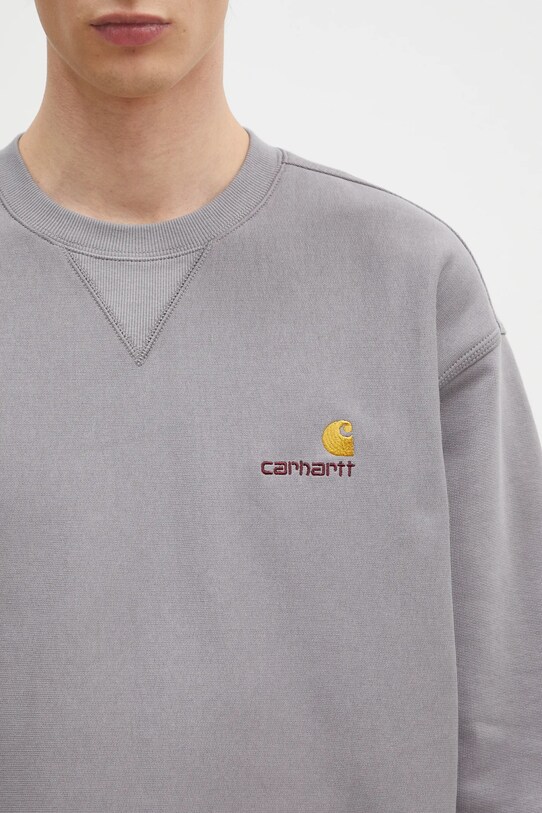 Суичър Carhartt WIP American Script Sweat сив I025475.2LRXX