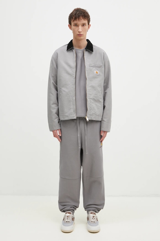 Суичър Carhartt WIP American Script Sweat I025475.2LRXX сив