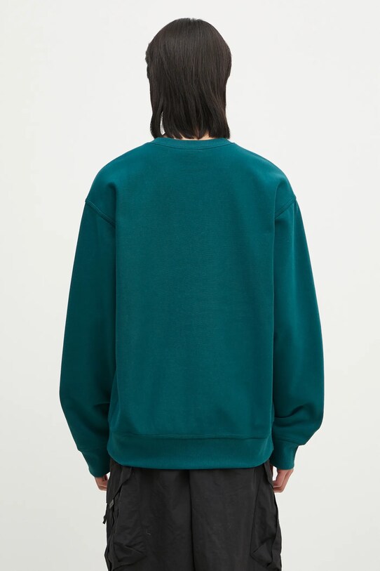 Oblečenie Mikina Carhartt WIP American Script Sweat I025475.2M1XX tyrkysová