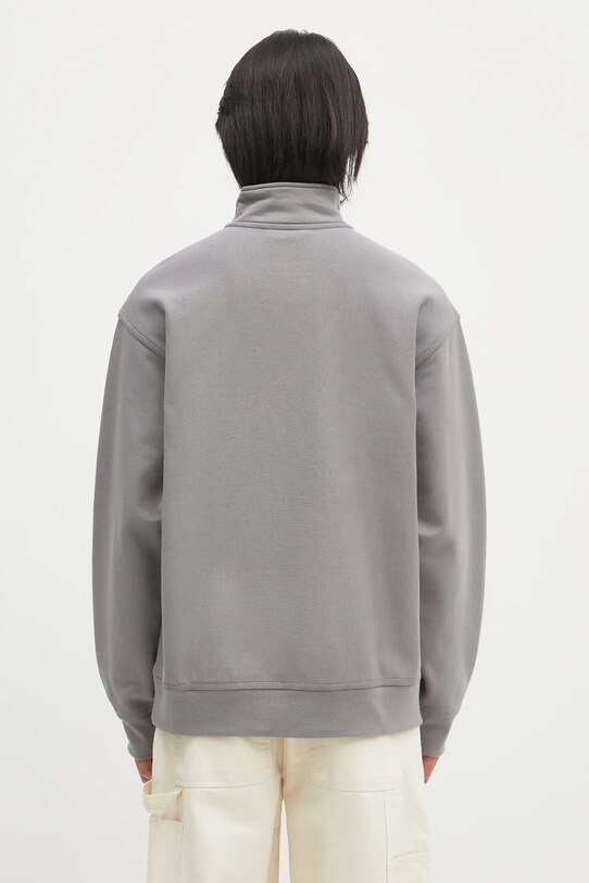 Abbigliamento Carhartt WIP felpa Half Zip American Script Sweat I027014.2LRXX grigio