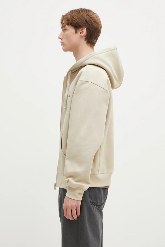Кофта Carhartt WIP Hooded American Script Jacket I033063.2LPXX бежевий SS25
