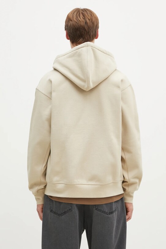 Odzież Carhartt WIP bluza Hooded American Script Jacket I033063.2LPXX beżowy