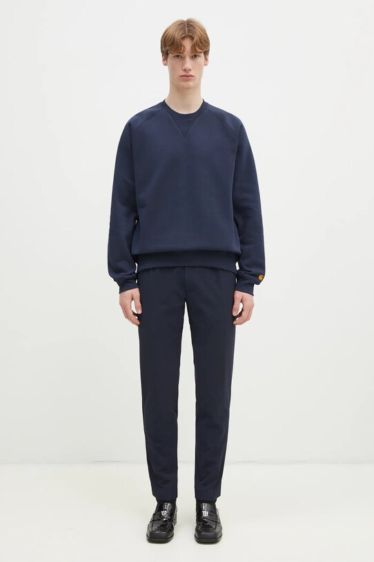 Dukserica Carhartt WIP Chase Sweat I033660.2MZXX mornarsko plava