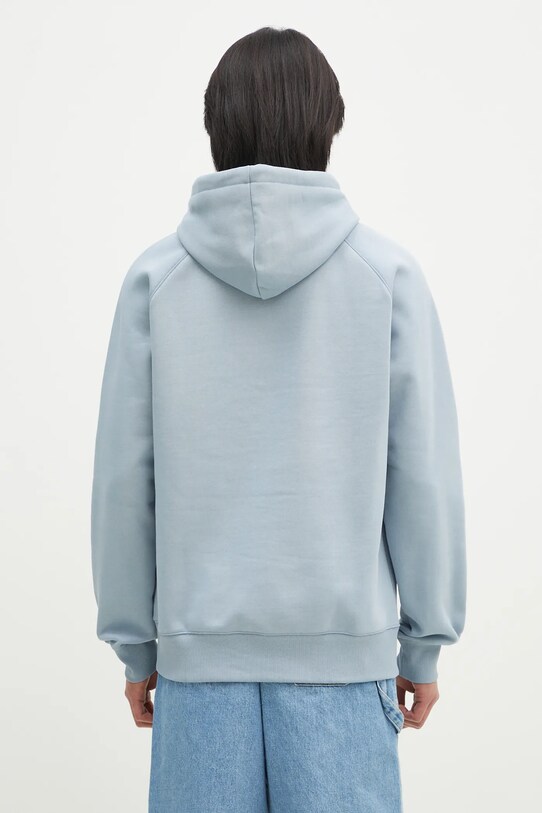 Odzież Carhartt WIP bluza Hooded Chase Sweat I033661.2MYXX turkusowy