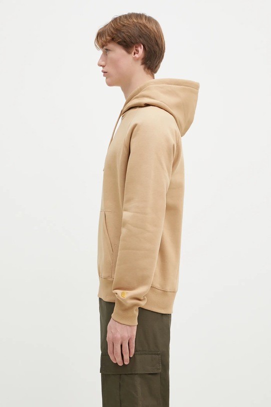 Dukserica Carhartt WIP Hooded Chase Sweat I033661.2N1XX bež SS25