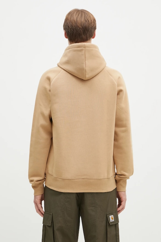 Clothing Carhartt WIP sweatshirt Hooded Chase Sweat I033661.2N1XX beige