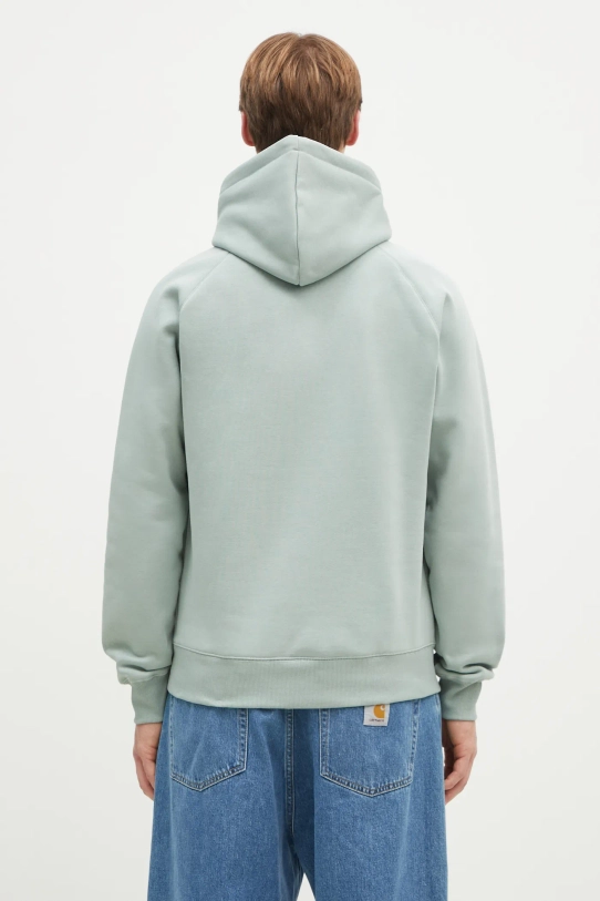 Ρούχα Μπλούζα Carhartt WIP Hooded Chase Sweat I033661.2O2XX τιρκουάζ