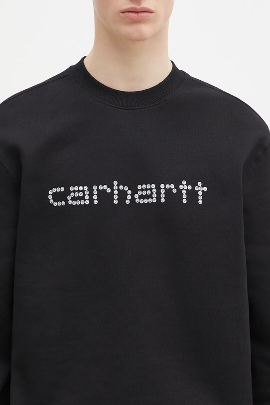 Mikina Carhartt WIP Rivet Script Sweat čierna I034415.89XX