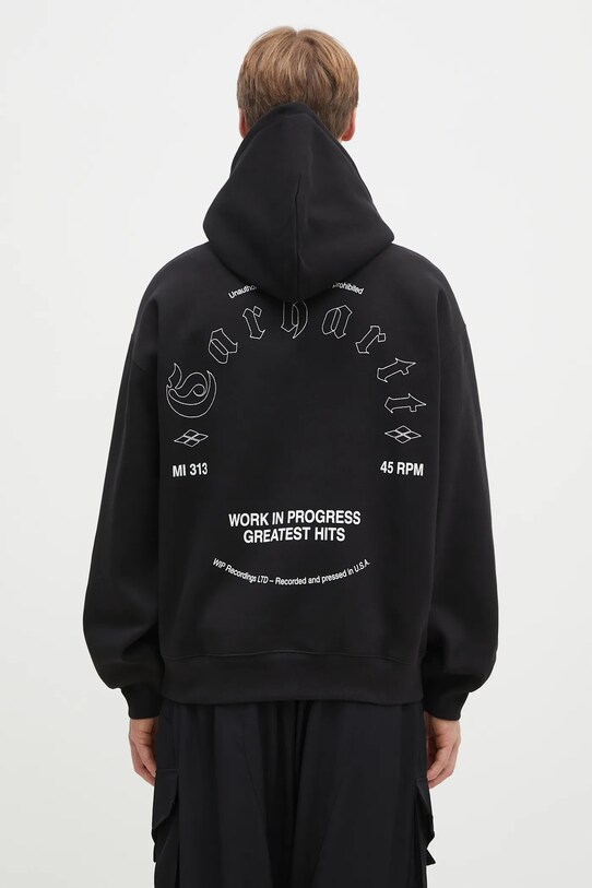 Odzież Carhartt WIP bluza Hooded Greatest Hits Sweat I034416.0D2XX czarny