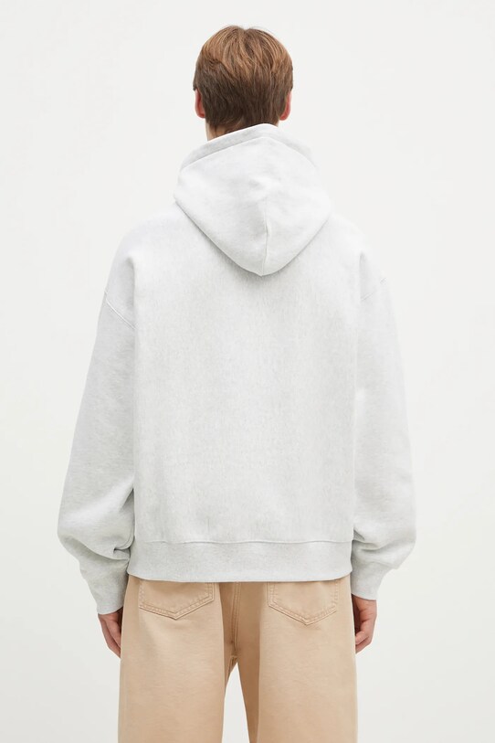 Дрехи Памучен суичър Carhartt WIP Hooded Label Script Sweat I034430.482XX сив