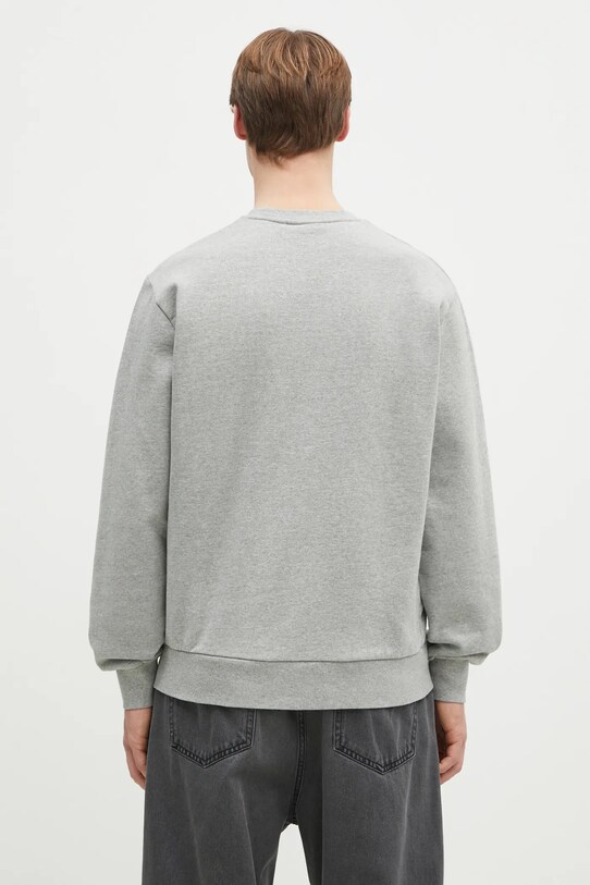 Oblečenie Bavlnená mikina Carhartt WIP Script Embroidery Sweat I034496.00DXX sivá