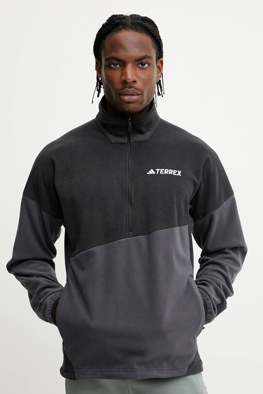 adidas TERREX hanorac fleece cu modele negru JE1350