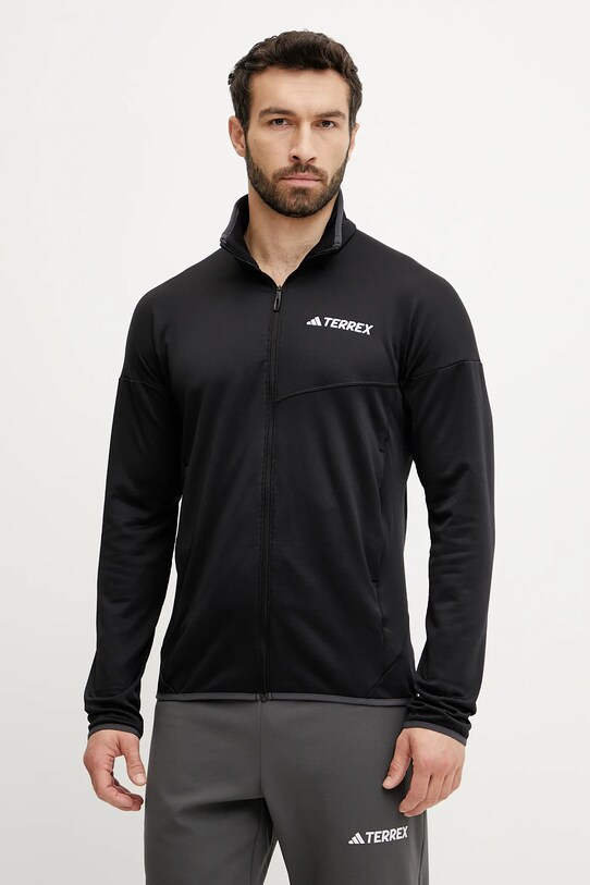 Sportovní mikina adidas TERREX Xperior bez kapuce černá JE1352