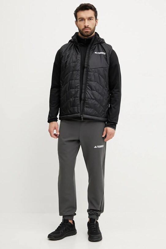 Sportovní mikina adidas TERREX Xperior JE1352 černá SS25
